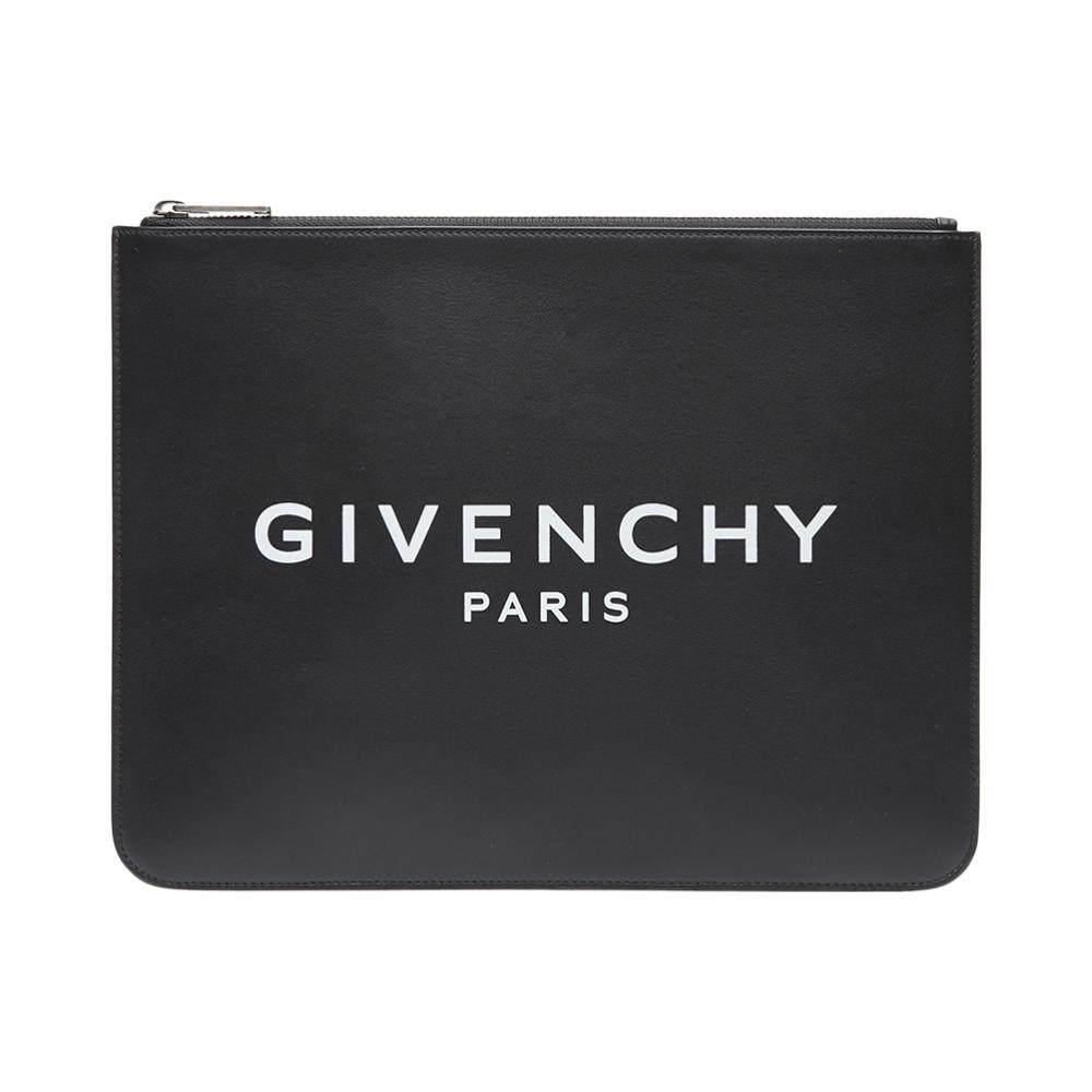 givenchy /纪梵希牛皮黑色logo男包 魅力惠男士包袋