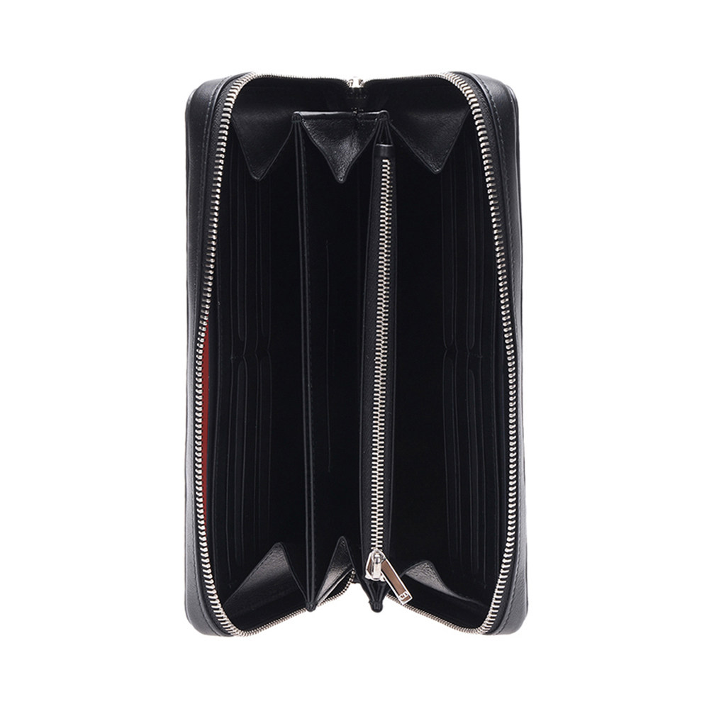 dior /迪奥黑灰色logo字母手拿包 魅力惠钱包