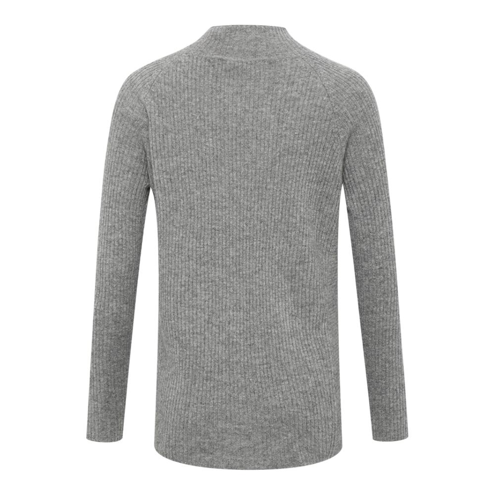 wdls /维多拉斯浅灰色羊毛针织衫 魅力惠毛针织衫