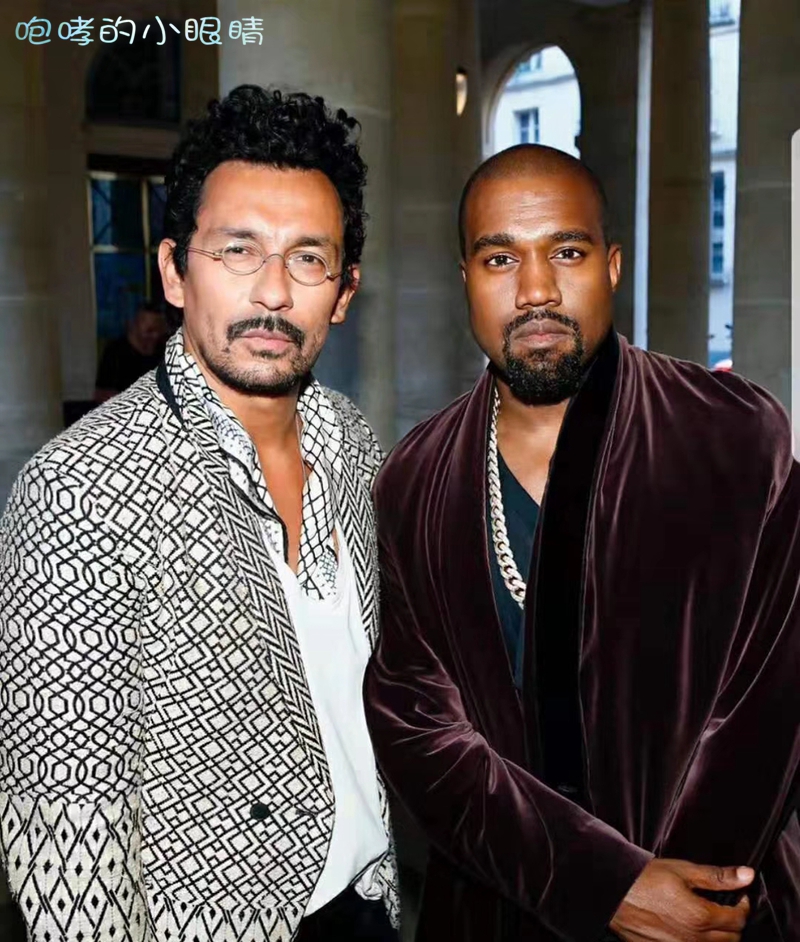 咆哮的小眼睛Haider Ackermann Velvet Kimono HA黑丝绒道袍KANYE-图0