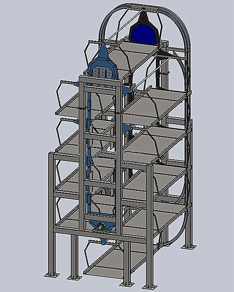 立体停车库智能垂直循环机械式立体停车位多层汽车举升机升降平台-图3