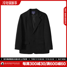 Пиджак, Костюм 悟空有货复古简约纯色高级感西服外套男潮牌宽松休闲百搭痞帅西装