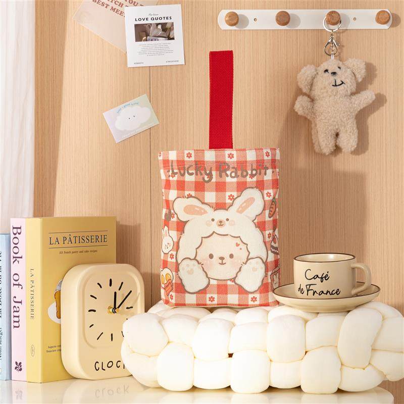 卡通格纹伴手礼帆布包女手拎简约手提袋包包女日常周边便当包书包,淘宝优惠券,粉丝福利购,淘宝优惠卷