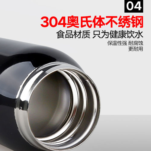 山地自行车美利达骑行水壶运动水杯不锈钢大容量保温杯装备 - 图0