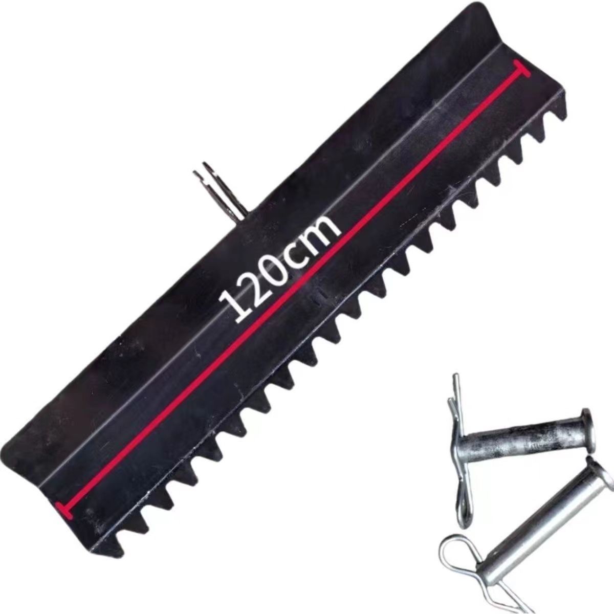 微耕机平地器加厚耐磨家用园林耙子刮土板神器通用型平整土地 - 图1