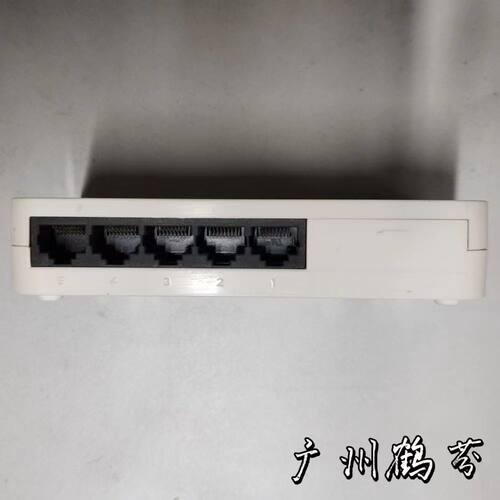 2手磊科5口百兆快速以太网交换机NS105塑壳家用全/半双工即插即用 - 图0