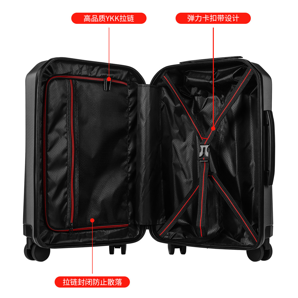 男生潮流女24大容量26寸拉杆箱 cartelo米立方旅行箱