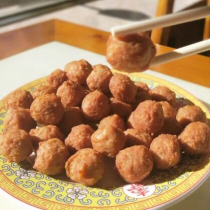 北京西四砂锅居 干炸肉丸子 纯肉炸黑猪肉丸即食熟食 - 图2