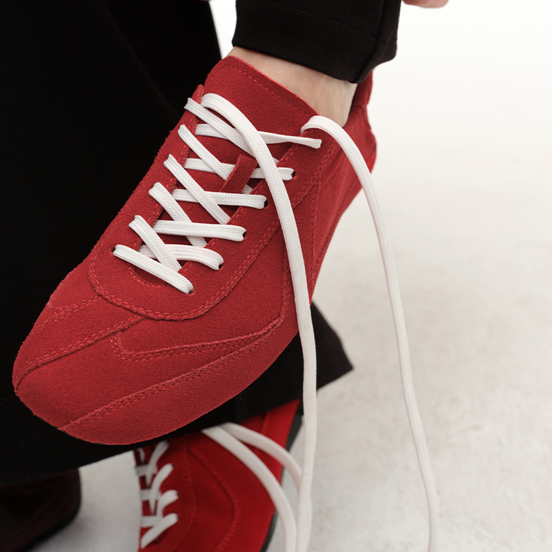 JCAESAR WOMEN反绒牛皮流线德训休闲鞋 羊皮内里 橡胶大底 多色,淘宝优惠券,粉丝福利购,淘宝优惠卷