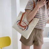 Зимний вместительный и большой шоппер, сумка на одно плечо, льняная сумка, подходит для студента