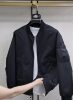 Autumn new men's baseball uniform double-sided jacket 2026 fashion trend versatile casual simple solid color jacket