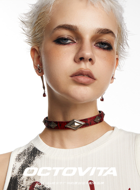 OCTOVITA真皮choker项圈