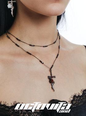 OCTOVITA荆棘玫瑰双层项链