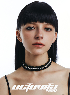 OctoVita暗黑哥特珍珠锁骨链