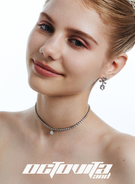 OCTOVITA锆钻爱心宴会锁骨链