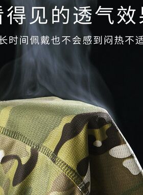 迷彩圆边奔尼帽男户外登山骑行野营钓鱼防晒透气速干全脸面罩头套
