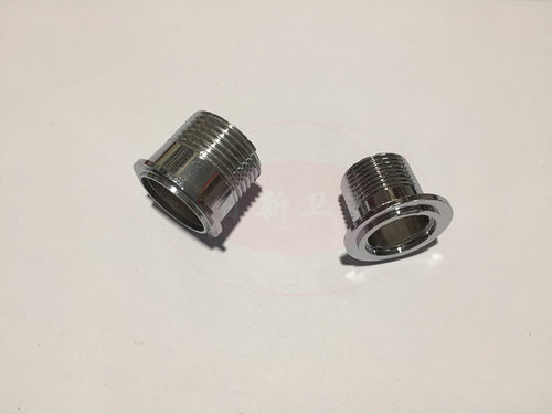 大便冲水阀弯头全铜不锈钢蹲便器厕所手按脚踏入墙冲洗阀进水弯头 - 图3