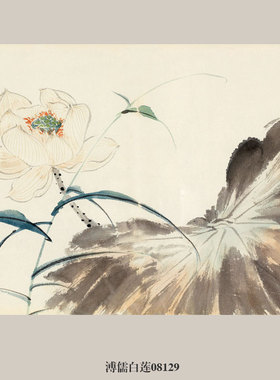 朱梅邨晓风吹绿枝头花鸟画国画