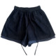 ໂສ້ງຂາສັ້ນ denim ແອວສູງ Retro ສໍາລັບແມ່ຍິງ, ວ່າງແລະ lazy