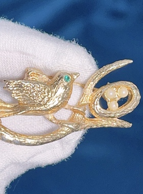AVON中古vintage胸针古董首饰