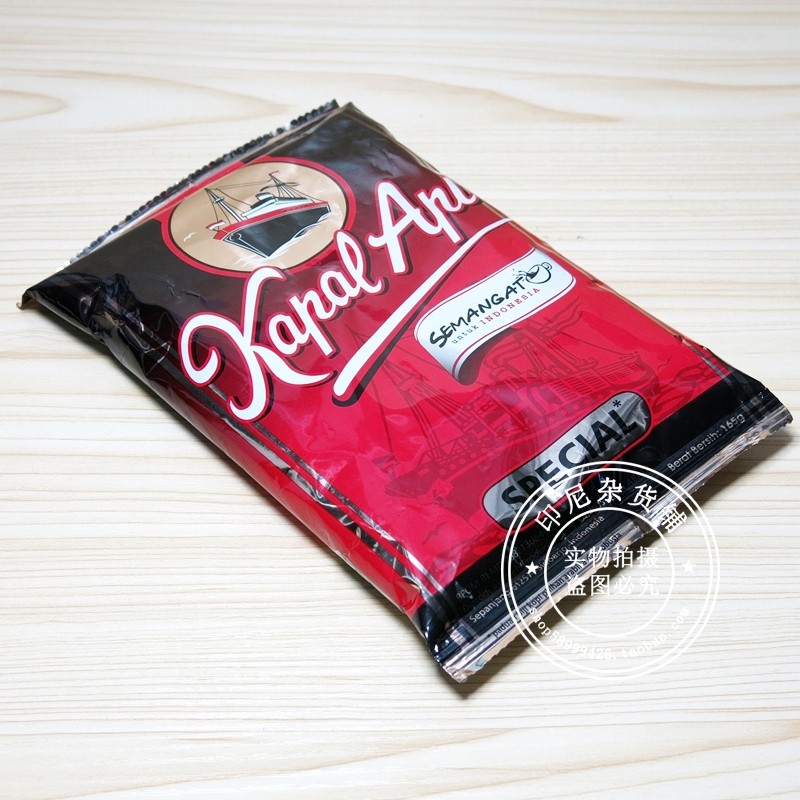 印尼火船咖啡KAPAL API/火船牌黑咖啡粉 special kopi bubuk 150g