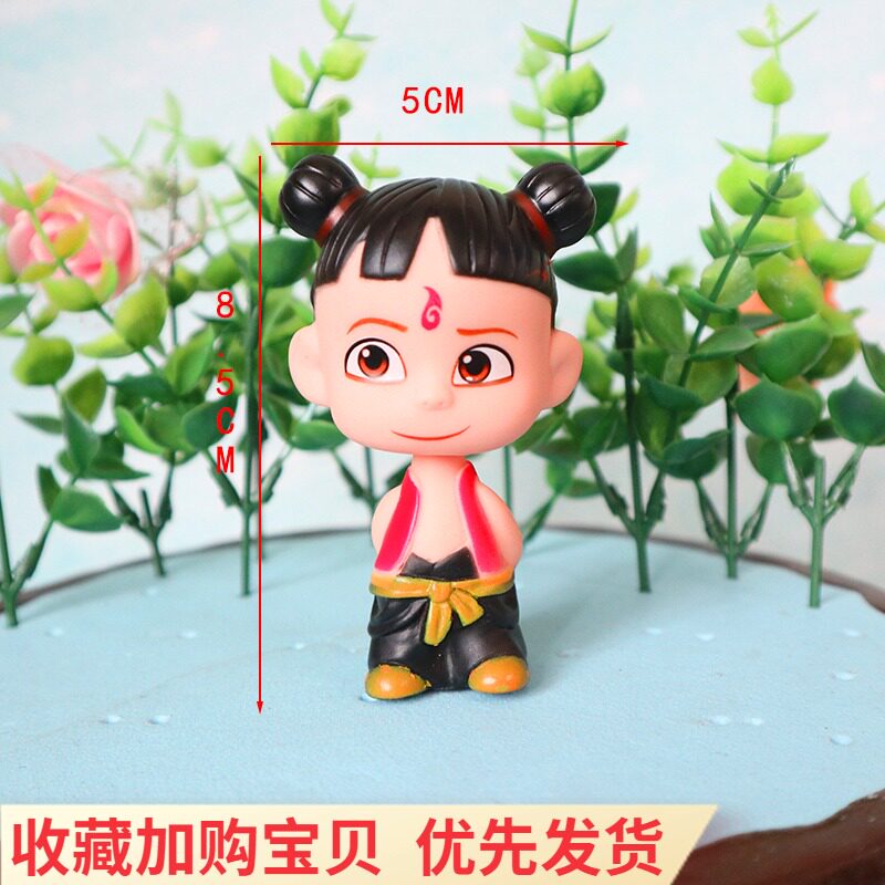哪吒多款蛋糕装饰摆件魔童降世儿童生日三太子公仔甜品台装饰