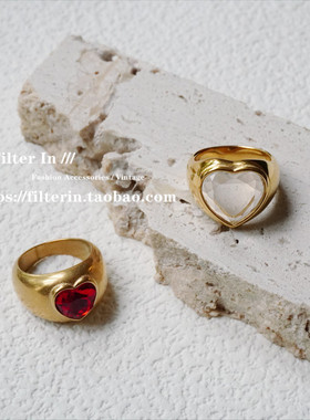 宝石定制法式复古宝石戒指