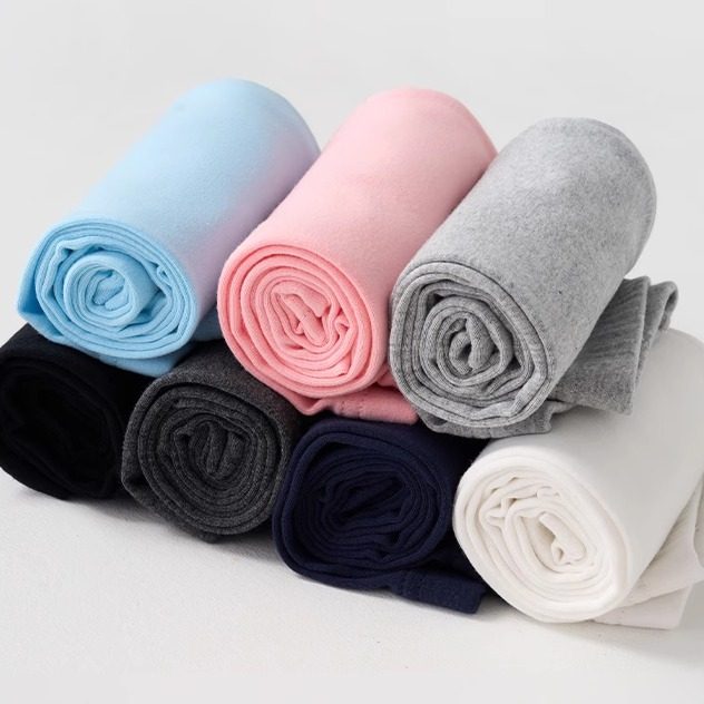 女童打底裤春秋新款纯棉小女孩纯色修身九分裤宝宝弹力透气裤子潮,淘宝优惠券,粉丝福利购,淘宝优惠卷