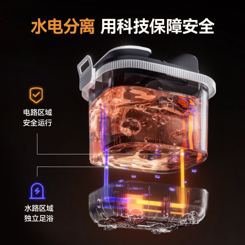 奥克斯足浴盆家用加热电动熏蒸自动按摩泡脚桶过小腿足浴器恒温,淘宝优惠券,粉丝福利购,淘宝优惠卷