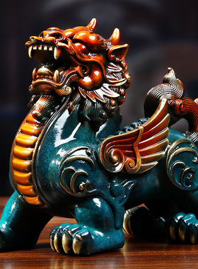 铜貔貅摆件一对镇宅家居客厅玄关装饰品厂价直销一件代发
