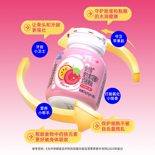 Angelnut Vitamin C Passion Fruit Flavored Chewable Tablets