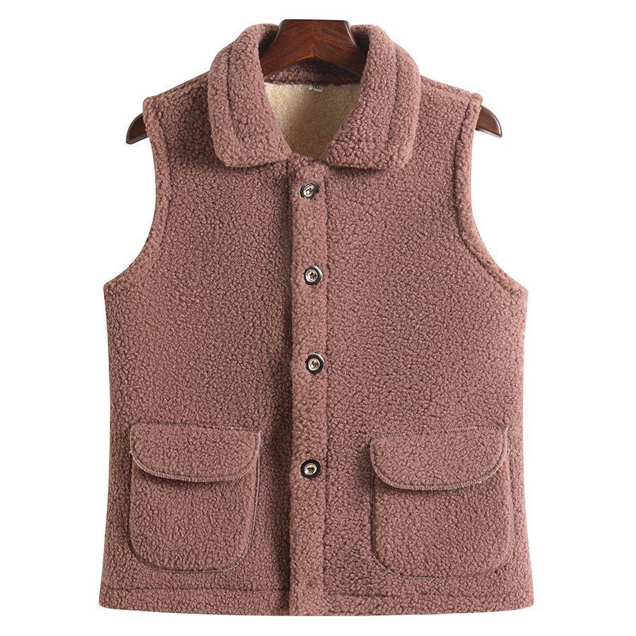 妈妈秋冬颗粒绒马夹女中老年羊羔毛马甲加绒加厚保暖无袖坎肩外套,淘宝优惠券,粉丝福利购,淘宝优惠卷