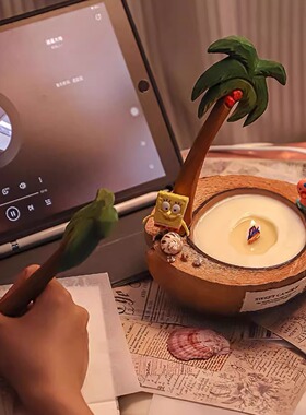 海绵宝宝香薰蜡烛礼盒毕业礼物