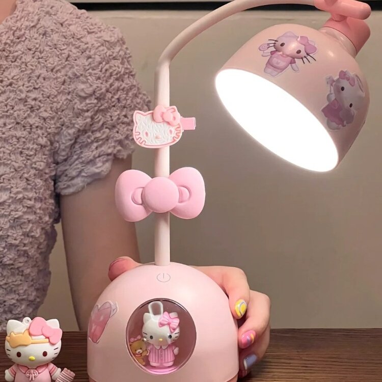 NOOWERE书桌HelloKitty床头夜灯生日圣诞礼物多档位可爱学习台灯,淘宝优惠券,粉丝福利购,淘宝优惠卷