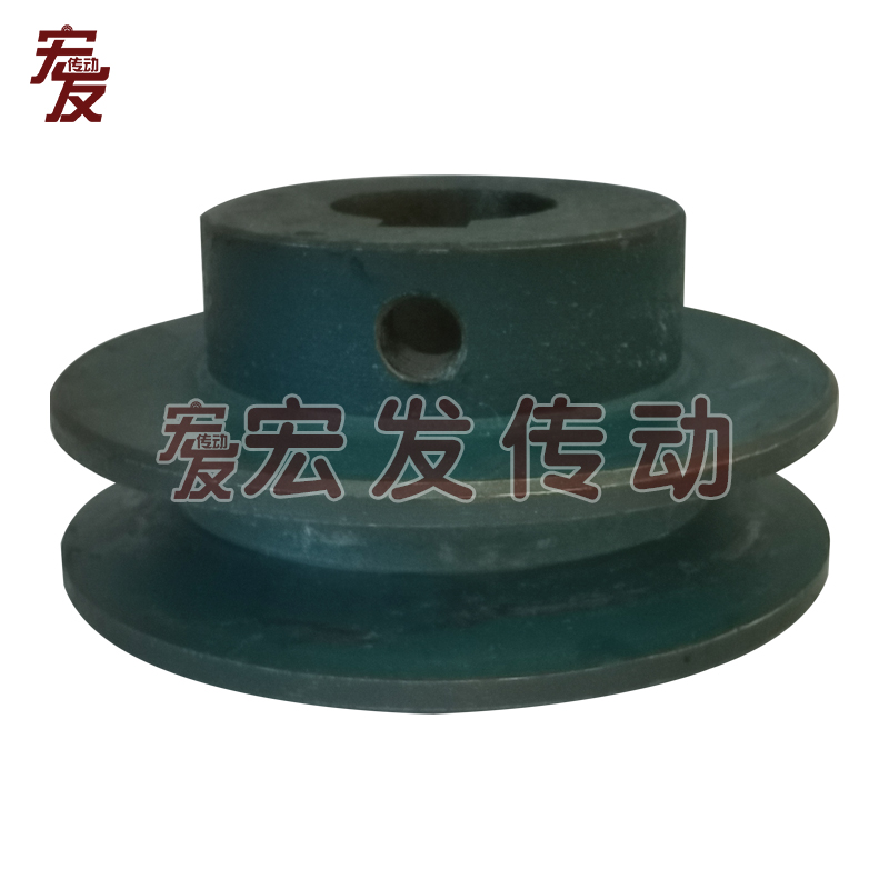 成品皮带轮 A型 单槽 内孔20 键槽6 A1-60 70 80 90 100 110 120 - 图2