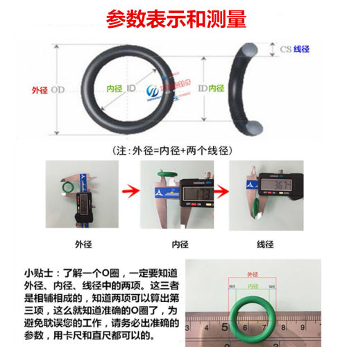 圆盟氟胶o型圈密封圈线径1.5mm外径5-41mm氟橡胶耐高温O形圈现货 - 图1