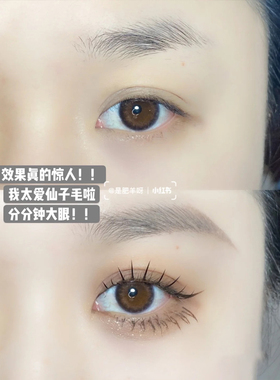 韩国单簇睁眼自己嫁接仙女假睫毛