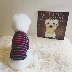 Mùa xuân sọc áo thun Teddy quần áo pháp luật schnauzer mùa hè trang phục thú cưng quần áo chó con chó con đáy áo - Quần áo & phụ kiện thú cưng quần áo cho chó phốc hươu Quần áo & phụ kiện thú cưng