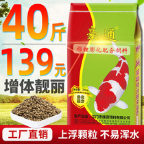 Fish Grain Brocade Carp Feed High Egg White Gold Fish Food Small Grain Universal Staple Food Yukon Floating 20kg Large