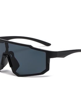 新款户外运动太阳镜男女自行车骑行防风沙护目镜防紫外线炫彩墨镜