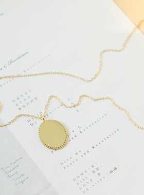 遇见幸运留住爱情挽回银金项链