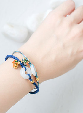 遇见幸运甜甜平安扣仿情侣手绳