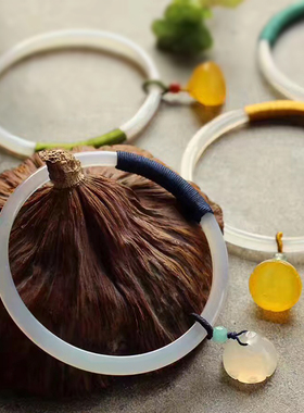 遇见幸运春夏五颜六色冰种小手镯