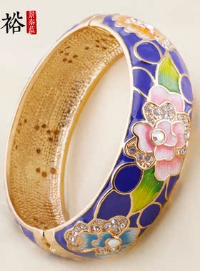 珍裕景泰蓝女合金送妈妈手镯高贵