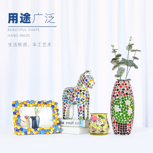 Стеклянная самоклеющаяся мозаика, DIY