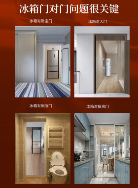 五帝钱冰箱贴/门贴，解门对门