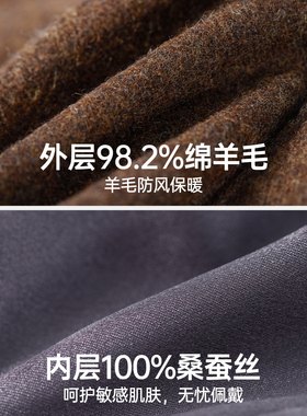 恒源祥桑蚕丝面罩女秋冬保暖防风锁温高颜值口罩显脸小送妈妈长辈