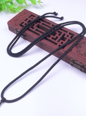 简约可调节大小玉坠项链绳子