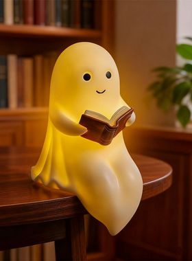 搞怪万圣节装饰小礼物小幽灵拍拍灯小夜灯卧室床头宿舍送男友女生