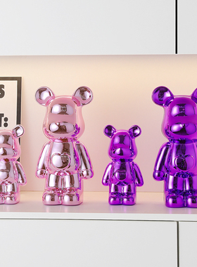 网红轻奢暴力熊摆件高级感装饰品